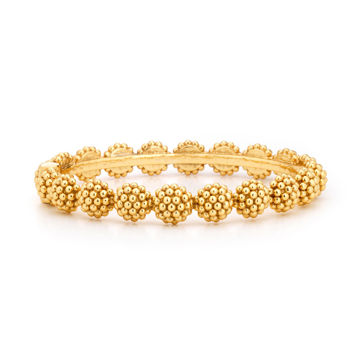 Berry Eternity Hinged Bangle, S-M - Gold – Capucine De Wulf