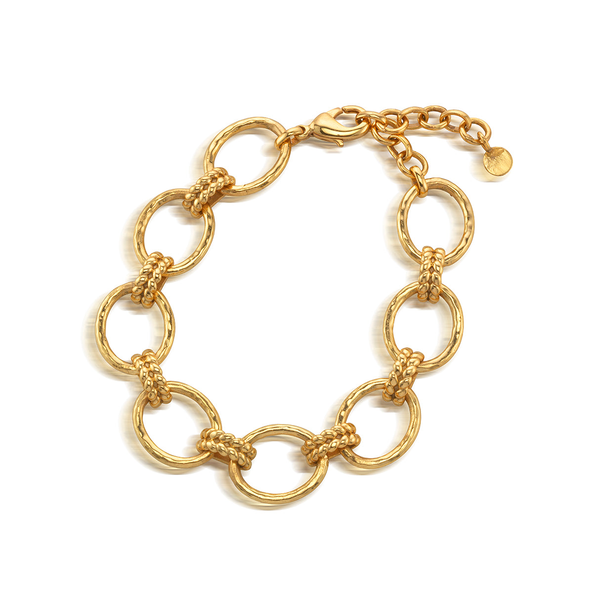 Cleopatra Grande Link Bracelet, 7+1.5 in - Gold – Capucine De Wulf