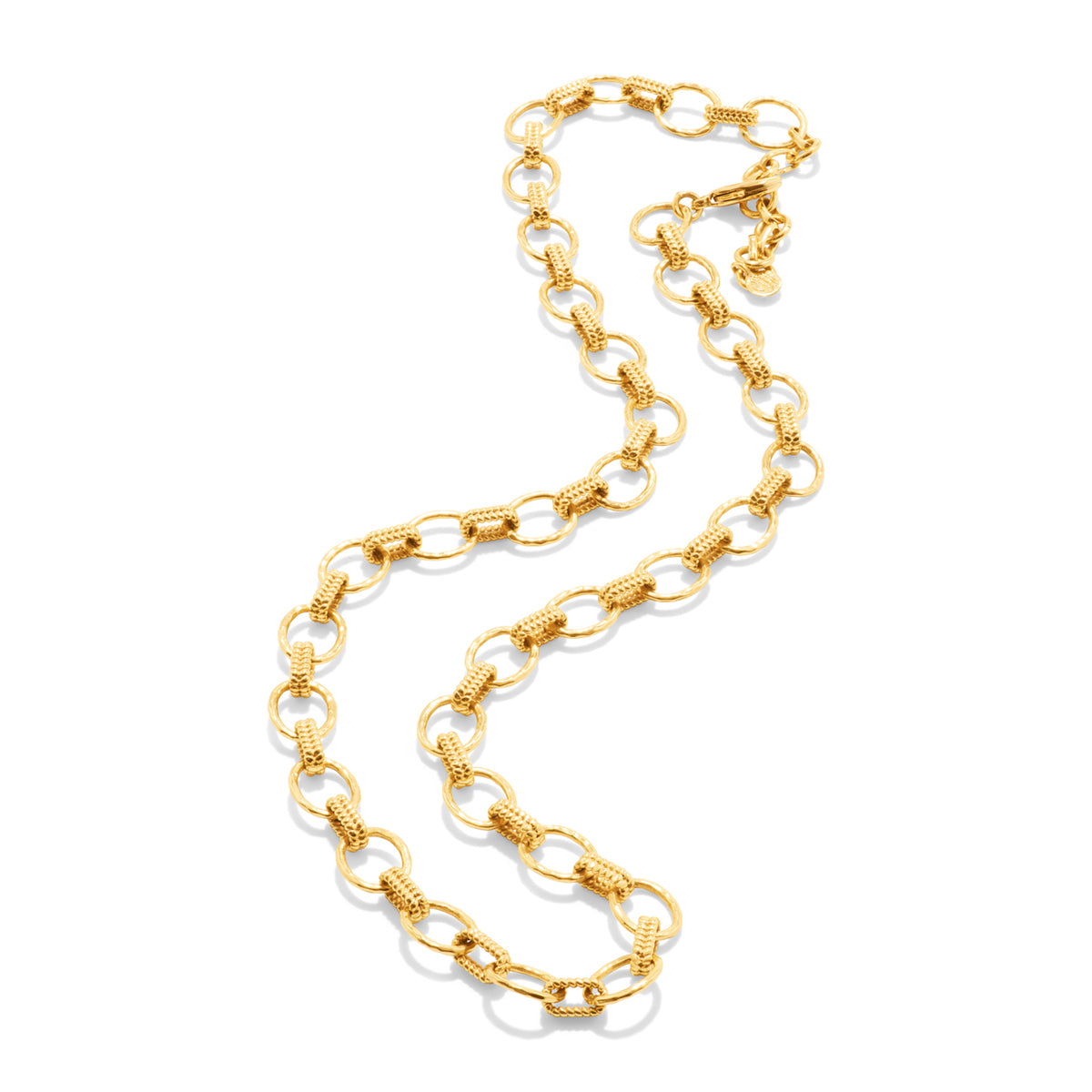 Cleopatra Small Link Necklace, 16 in +2 in - Gold – Capucine De Wulf