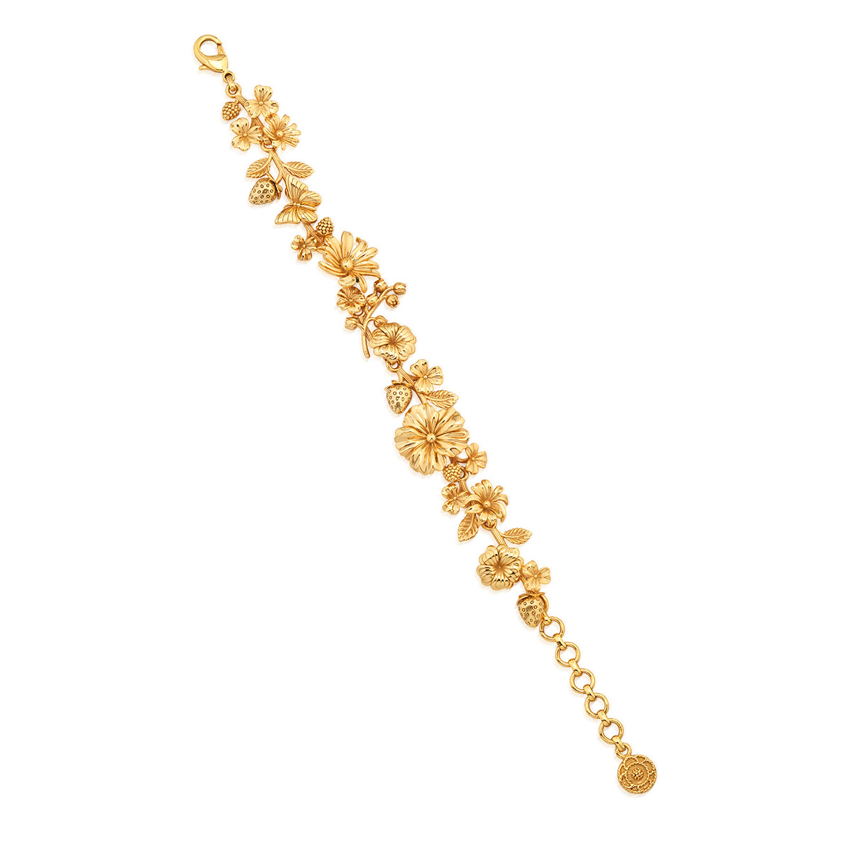 Meadow Walk Bouquet Link Bracelet - Gold – Capucine De Wulf