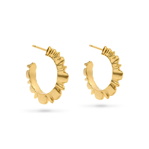 These small hoop earrings put a smart edge on your femininity and exude their own free spirit that will look equally perfect worn to work, the library or a swanky soirée — and remember, you’re not just a pretty face.