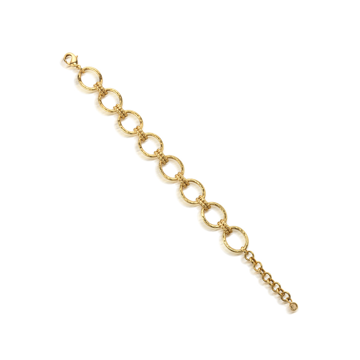 Cleopatra Grande Link Bracelet, 7+1.5 in - Gold – Capucine De Wulf