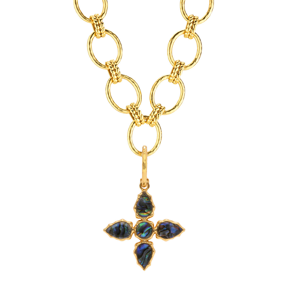 Aurora Double Sided Pendant - Abalone-MOP – Capucine De Wulf