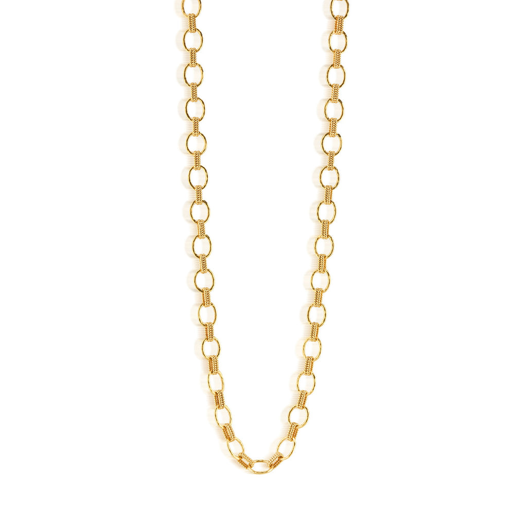 Cleopatra Small Link Necklace, 32
