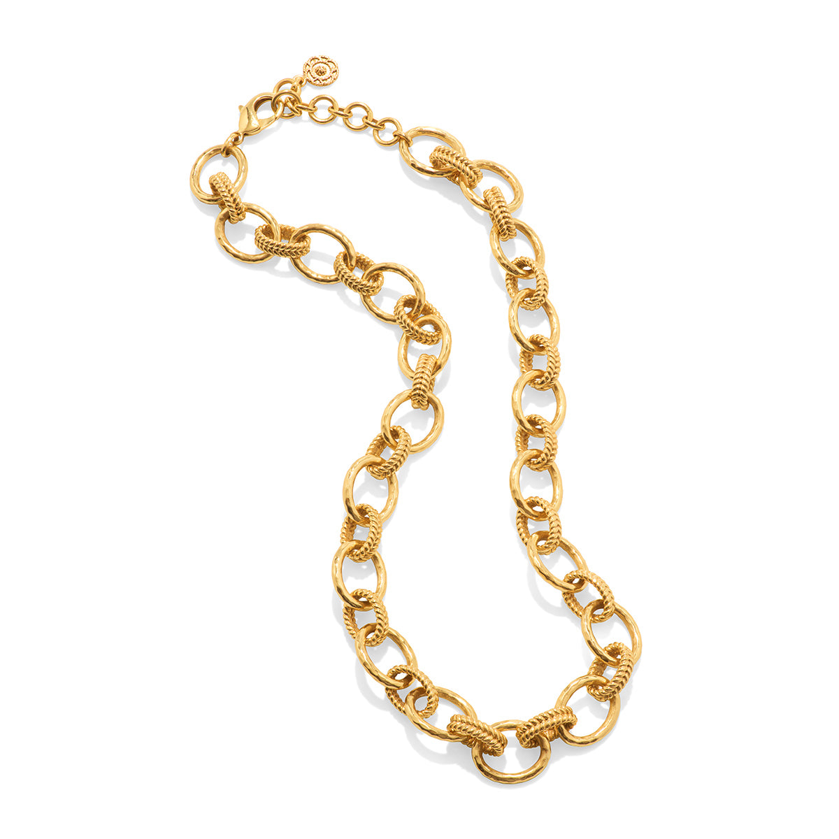Cleopatra Regal Link Necklace, 16 in +2 in - Gold – Capucine De Wulf