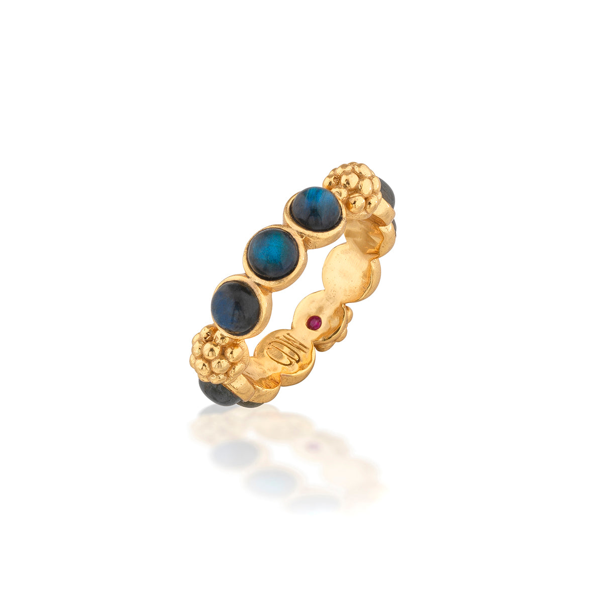 Berry Gem Ring - Blue Labradorite detail 