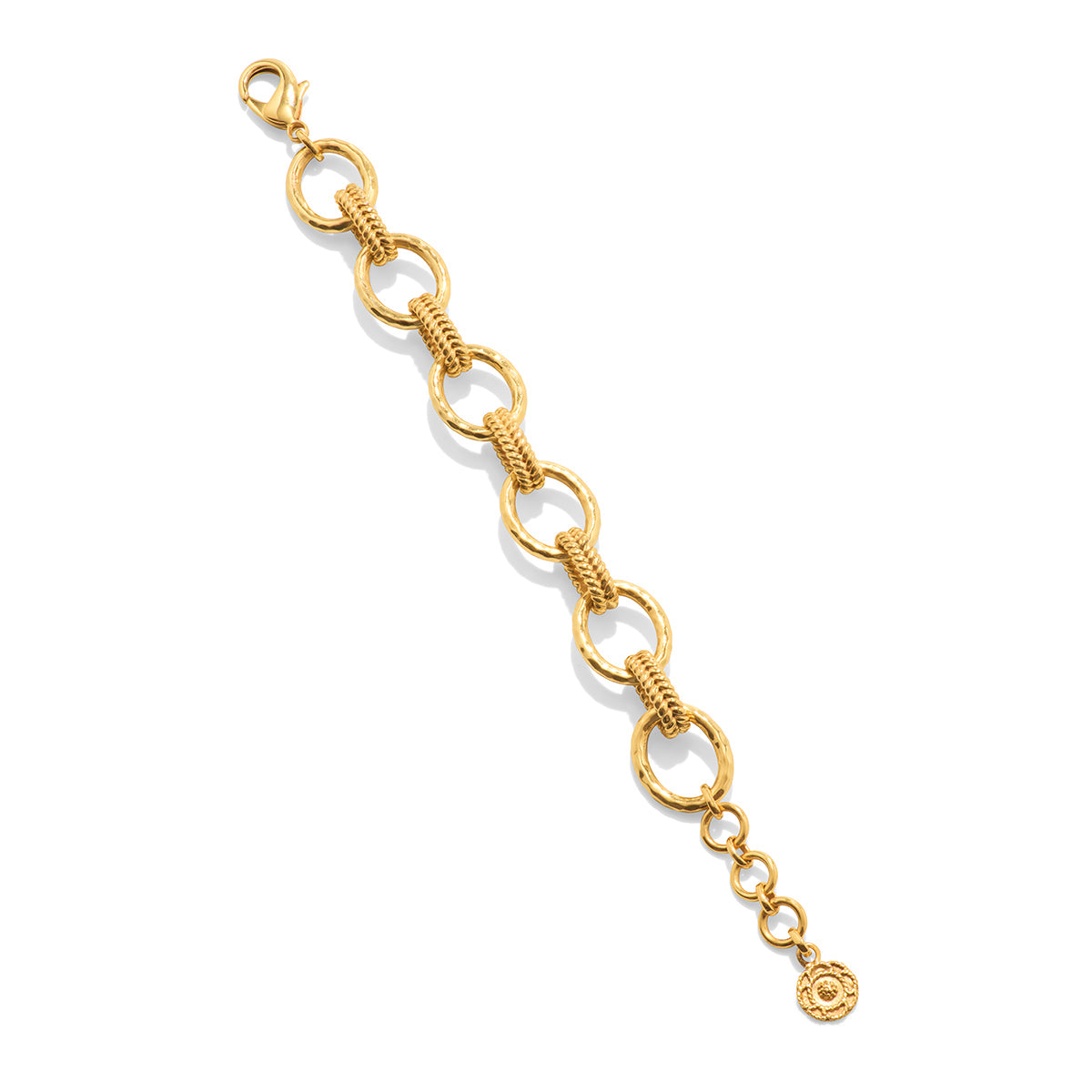 Cleopatra Regal Link Bracelet, 7+1.5 in - Gold – Capucine De Wulf