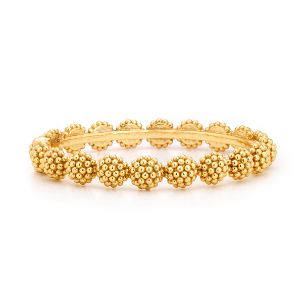 Berry Eternity Hinged Bangle, S-M - Gold – Capucine De Wulf