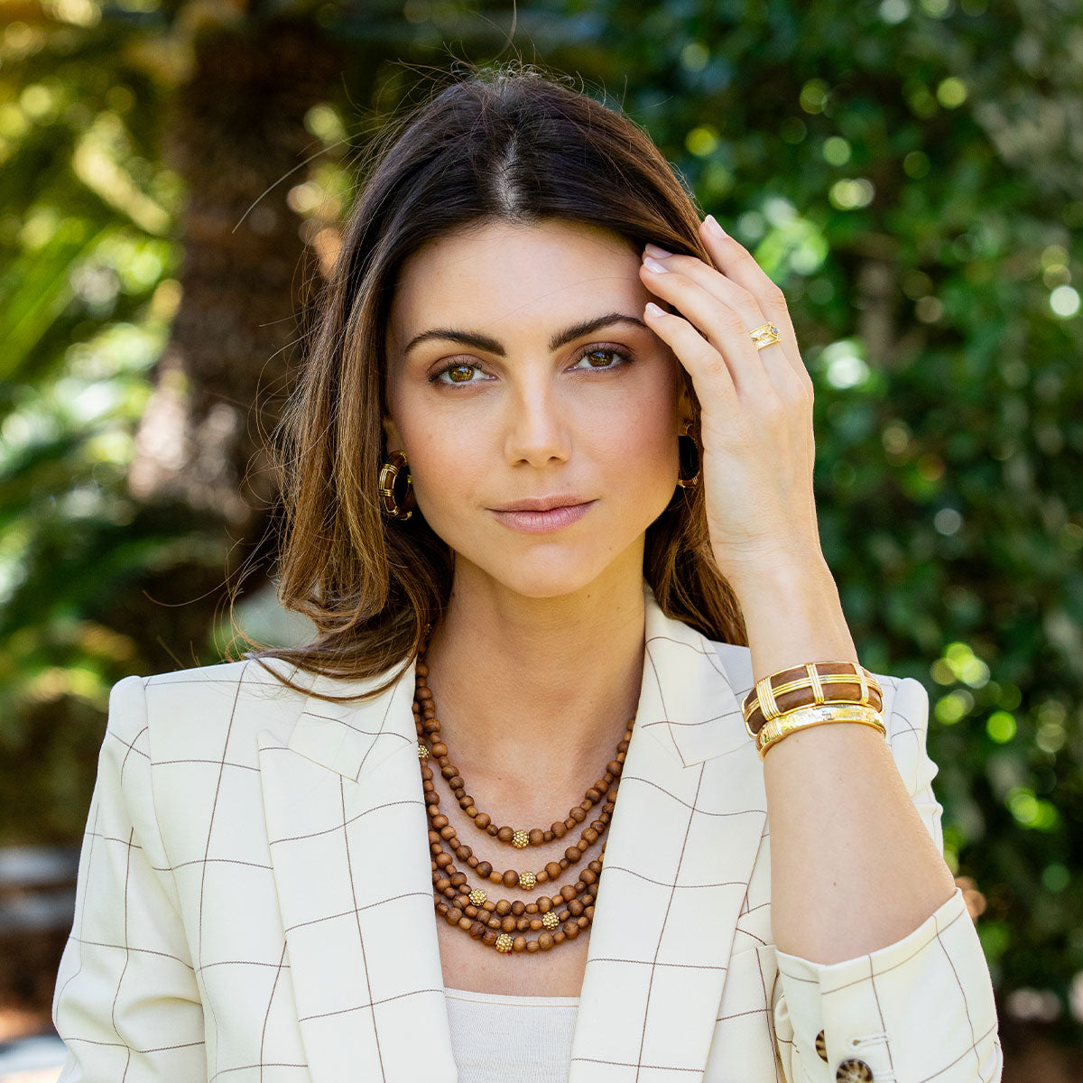 Cleopatra Oval Hinged Bangle | Capucine De Wulf