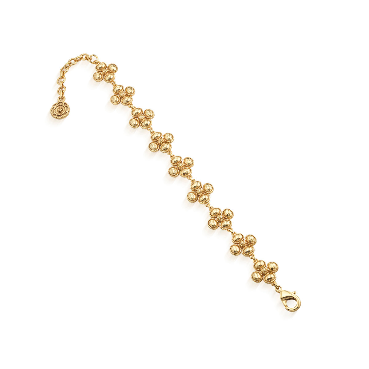 Berry Clover Linear Bracelet, 7