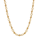 We’ve reimagined the classic necklace chain with some elevated elements—namely our gorgeous golden berries interspersed with ornate links done in our iconic twisting thread. Gloriously versatile, this piece is designed for layering and easily works with any pendant. Just like all women, it can do it all while emanating beauty.