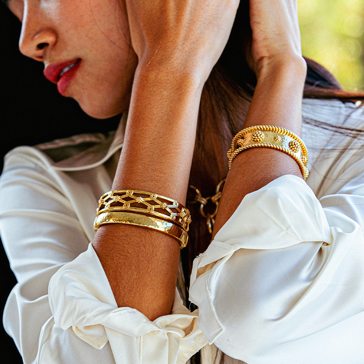 Berry Classic Cuff - Gold – Capucine De Wulf