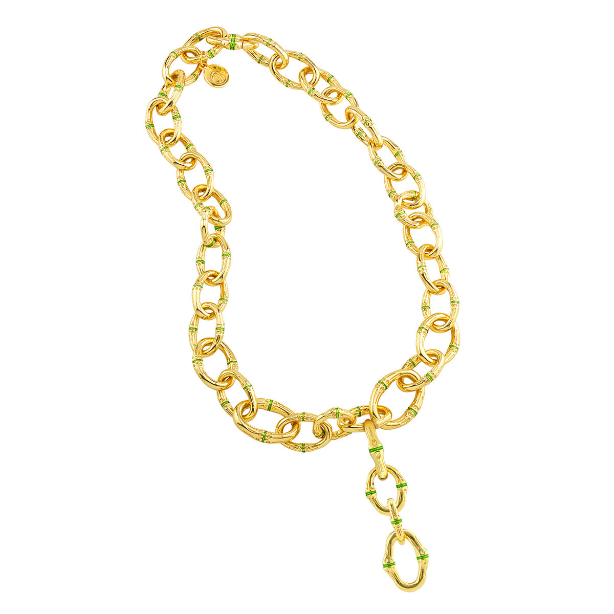 Bangkok Bamboo Link Necklace, 18