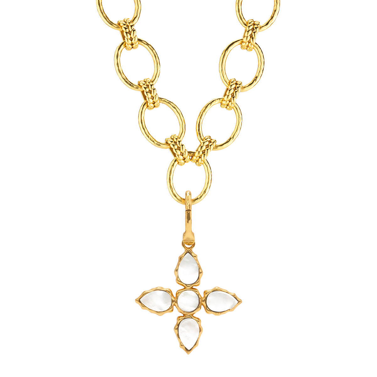Aurora Double Sided Pendant - Abalone-MOP – Capucine De Wulf