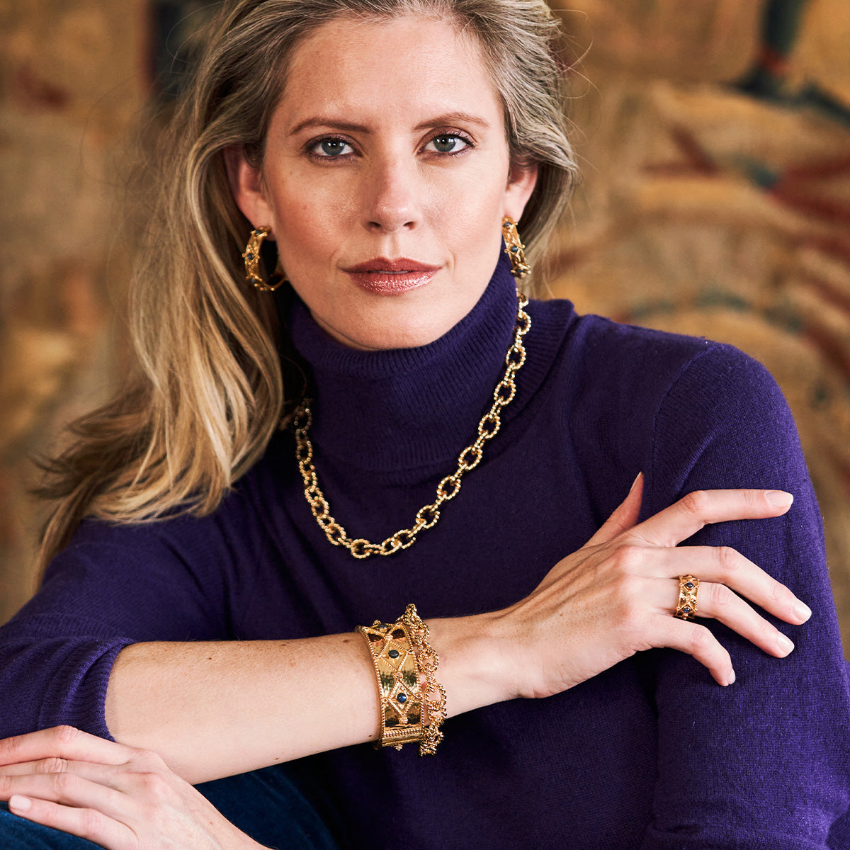 Victoria Small Chain Necklace, 18 in - Gold – Capucine De Wulf