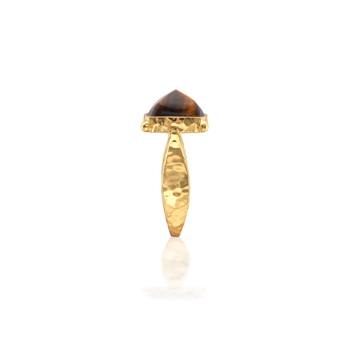 Mystic Eye Gem Ring - Tiger's Eye side detail 