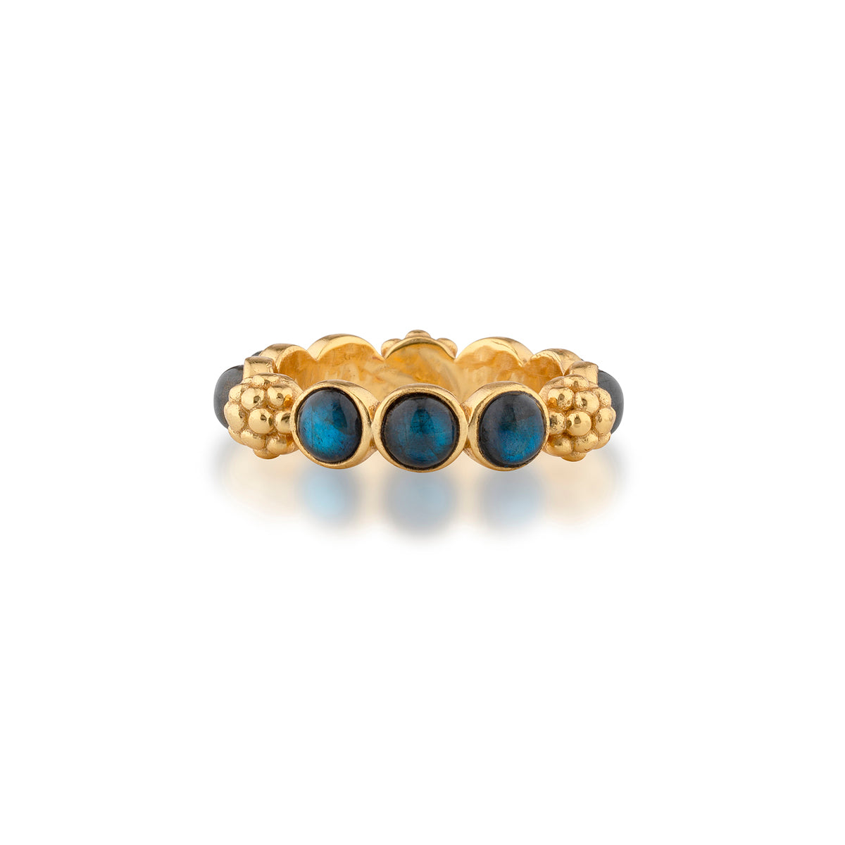 Berry Gem Ring - Blue Labradorite
