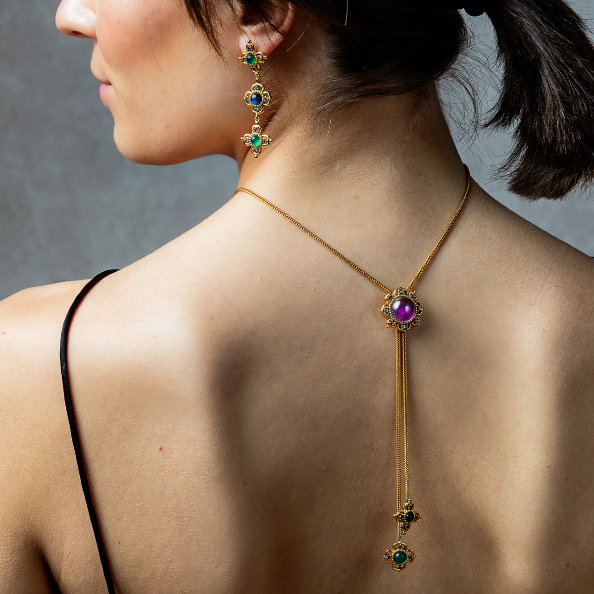 Contessa Bolero Necklace, 24" - Multi Lifestyle