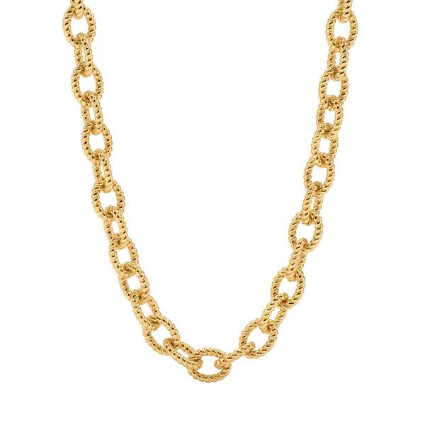 Victoria Small Chain Necklace, 18 in - Gold – Capucine De Wulf