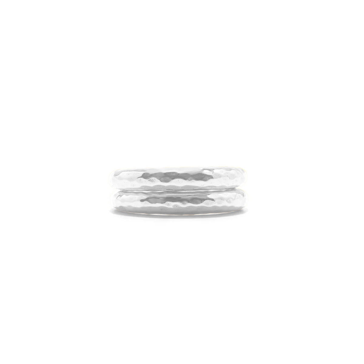 Cleopatra Slice Stacking Ring Set - Silver