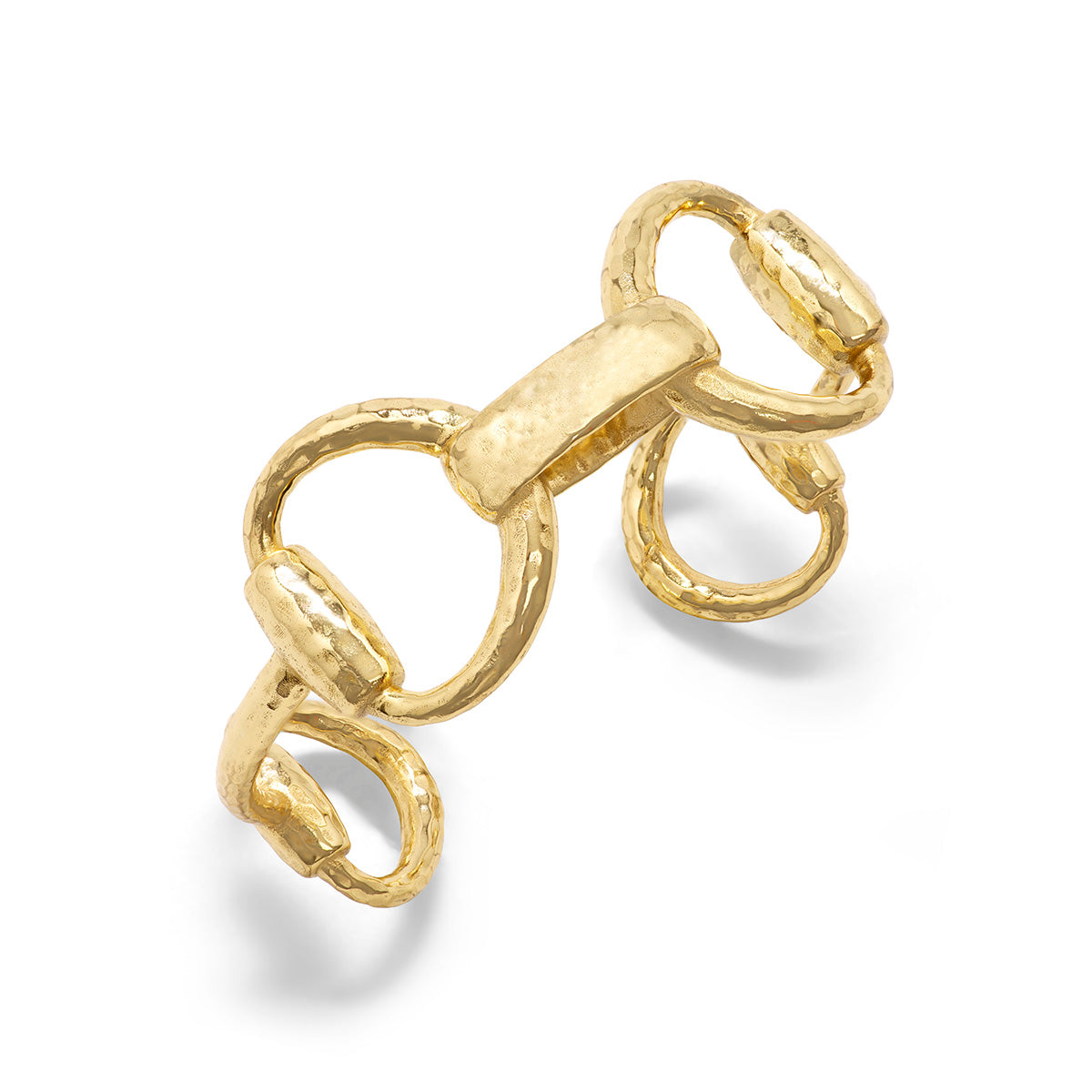 Equestrian Snaffle Bit Cuff - Gold – Capucine De Wulf