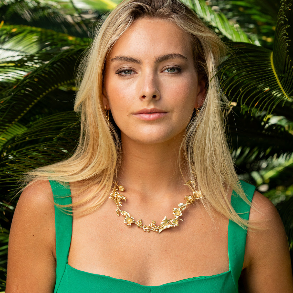 Meadow Wildflower Necklace, 16 in - Gold – Capucine De Wulf