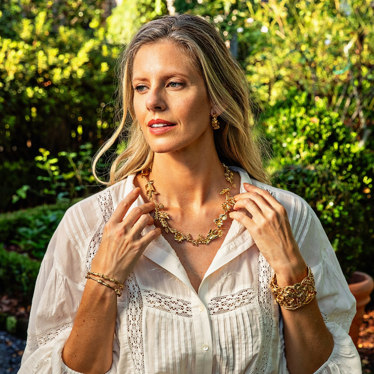Meadow Companions Petite Cuff - Gold – Capucine De Wulf