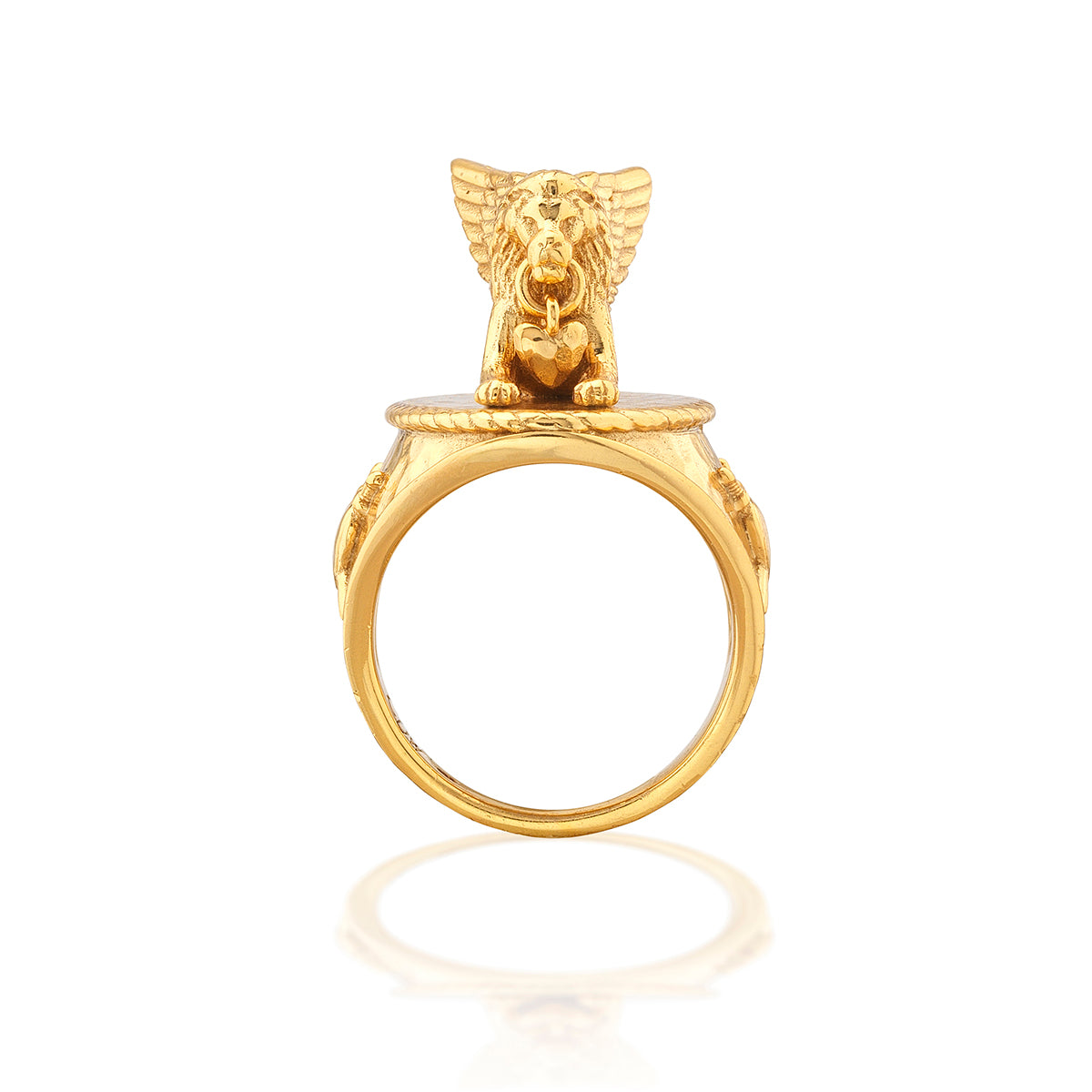 Lionheart Ring - Gold detail 