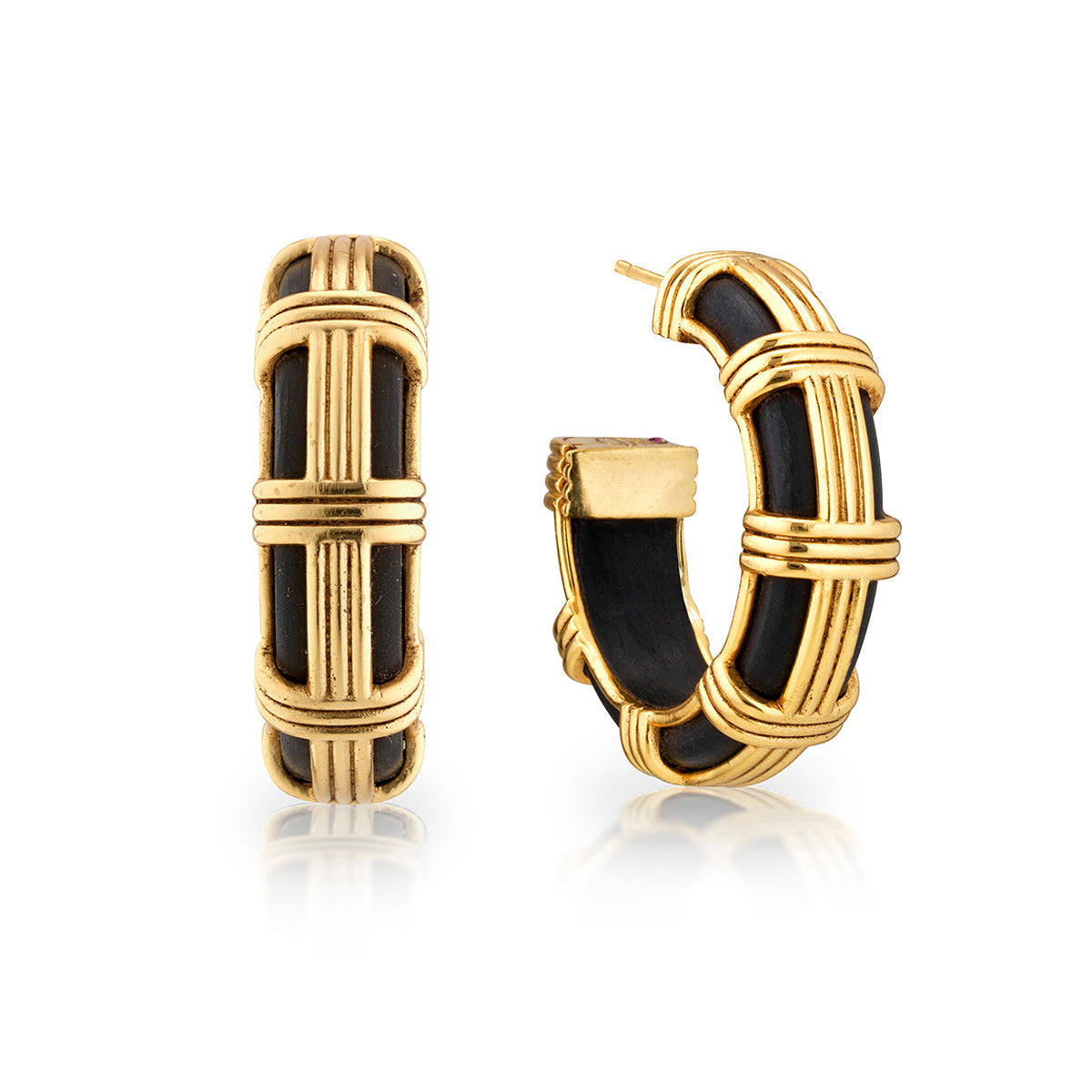Gaia Cage Hoop Earrings