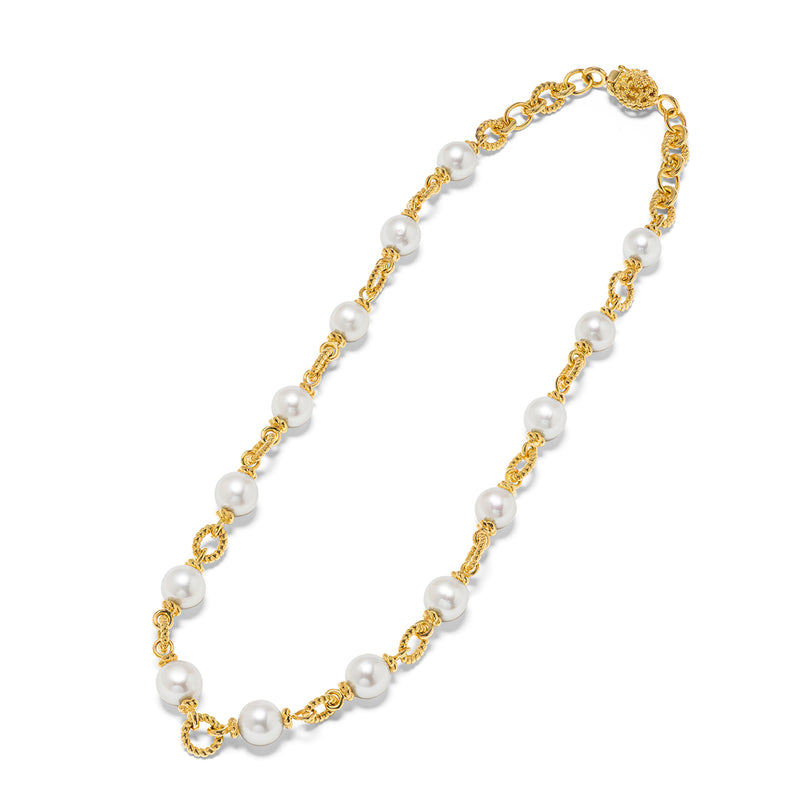 matriarch pearl chain necklace 9mm – Capucine De Wulf
