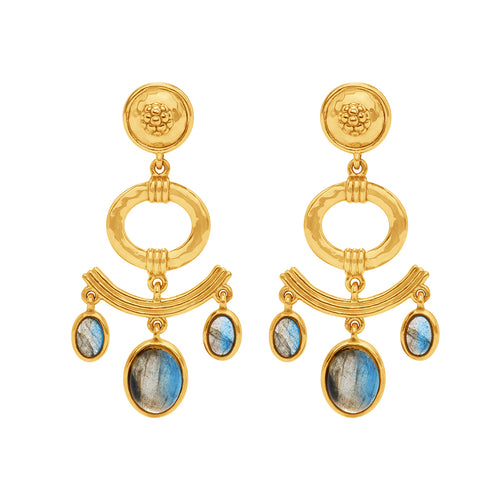 Renowned for her intelligence, influence and beauty, these namesake earrings carry her powerful allure. You could easily run an empire wearing these.